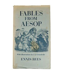Fables From Aesop By Ennis Rees Illustrated Vintage Hardcover 1966